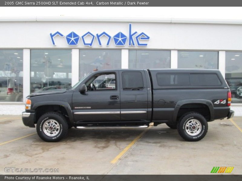 Carbon Metallic / Dark Pewter 2005 GMC Sierra 2500HD SLT Extended Cab 4x4