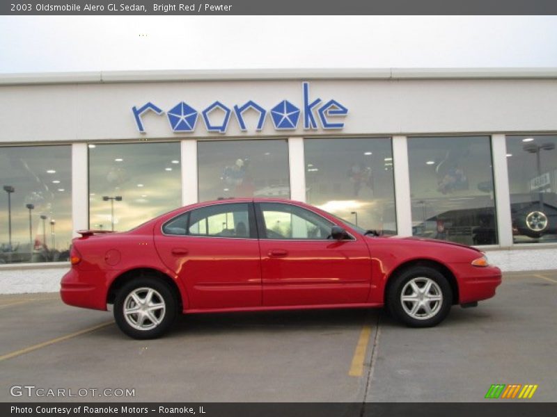 Bright Red / Pewter 2003 Oldsmobile Alero GL Sedan