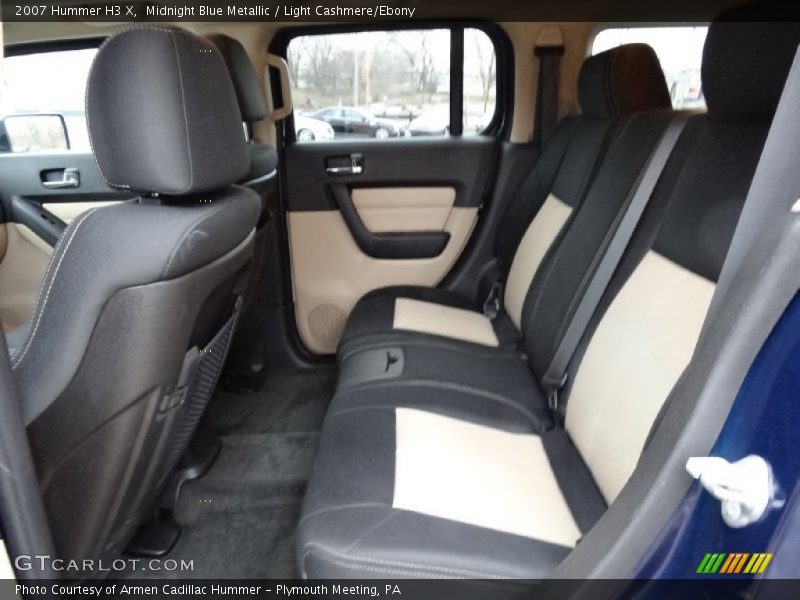Rear Seat of 2007 H3 X