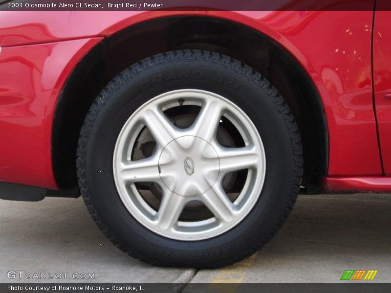 Bright Red / Pewter 2003 Oldsmobile Alero GL Sedan