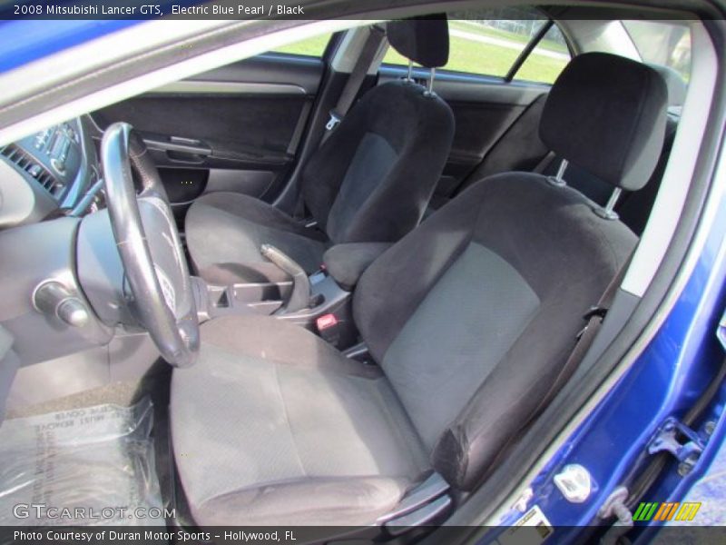 Front Seat of 2008 Lancer GTS