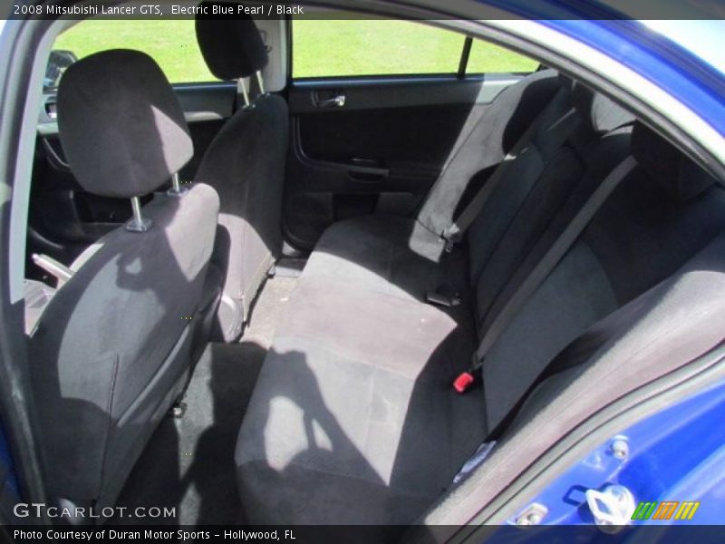 Rear Seat of 2008 Lancer GTS