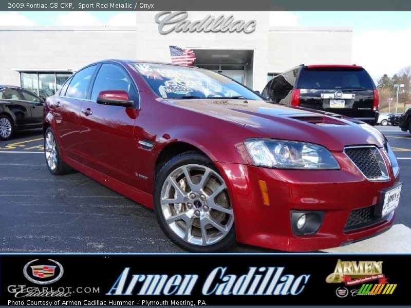 Sport Red Metallic / Onyx 2009 Pontiac G8 GXP