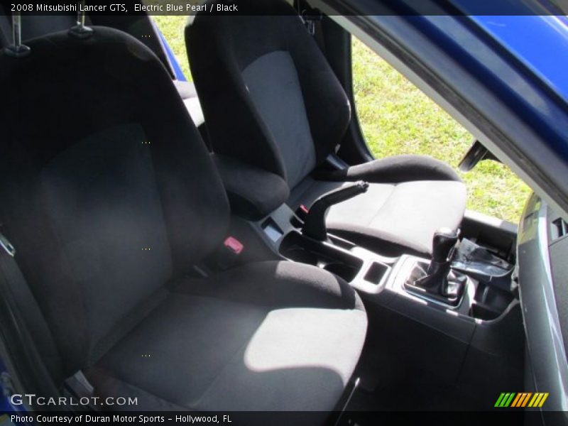 Electric Blue Pearl / Black 2008 Mitsubishi Lancer GTS