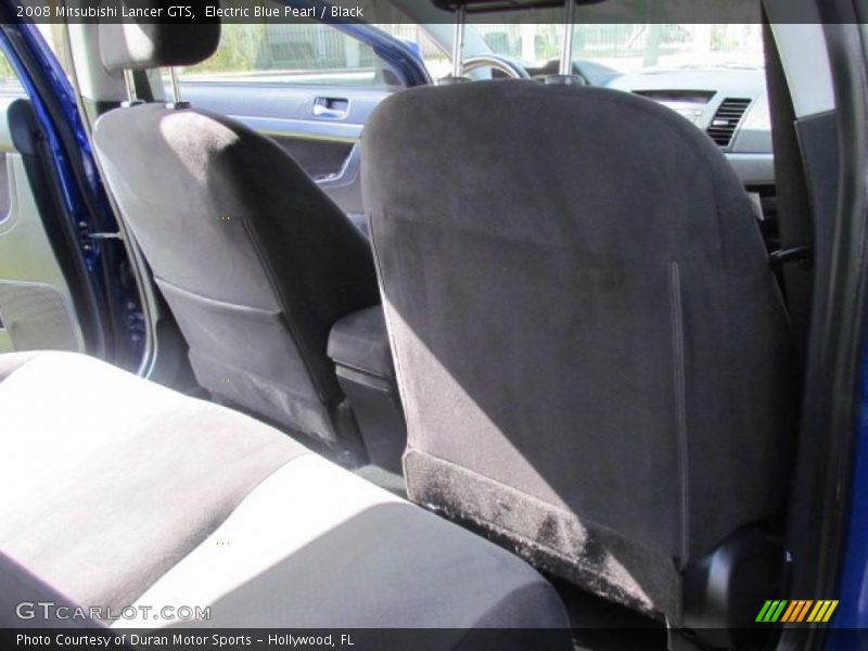 Electric Blue Pearl / Black 2008 Mitsubishi Lancer GTS