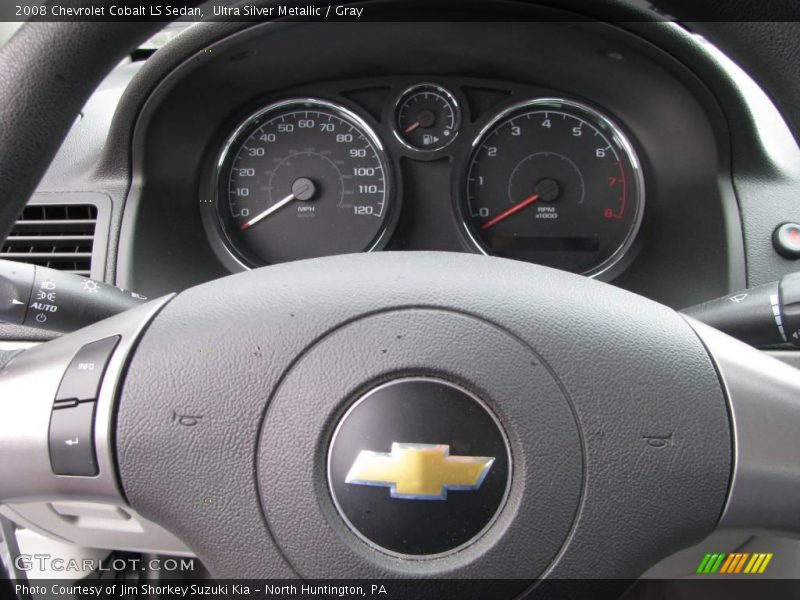 Ultra Silver Metallic / Gray 2008 Chevrolet Cobalt LS Sedan