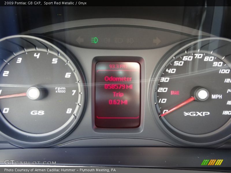  2009 G8 GXP GXP Gauges