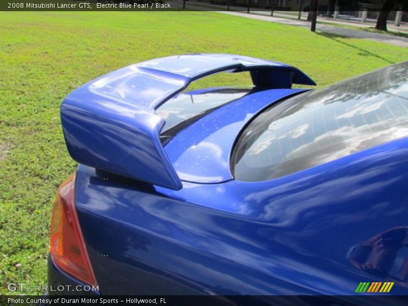 Electric Blue Pearl / Black 2008 Mitsubishi Lancer GTS