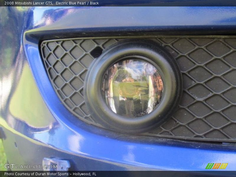 Electric Blue Pearl / Black 2008 Mitsubishi Lancer GTS