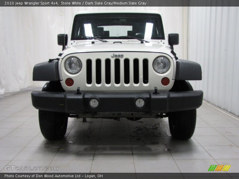 Stone White / Dark Slate Gray/Medium Slate Gray 2010 Jeep Wrangler Sport 4x4