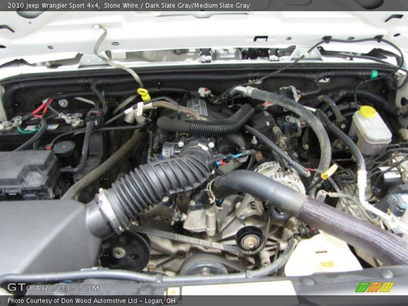 Stone White / Dark Slate Gray/Medium Slate Gray 2010 Jeep Wrangler Sport 4x4