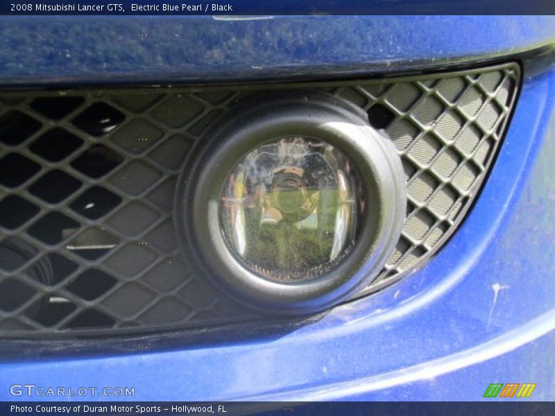 Electric Blue Pearl / Black 2008 Mitsubishi Lancer GTS
