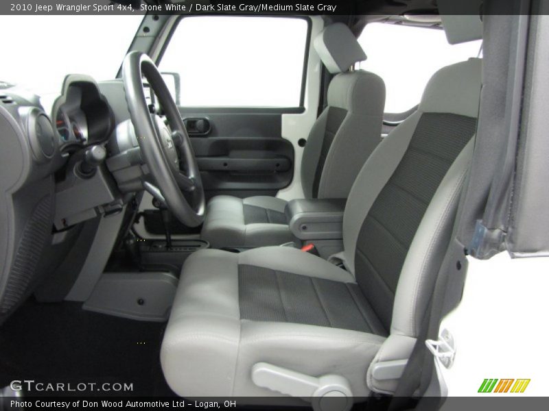 Stone White / Dark Slate Gray/Medium Slate Gray 2010 Jeep Wrangler Sport 4x4