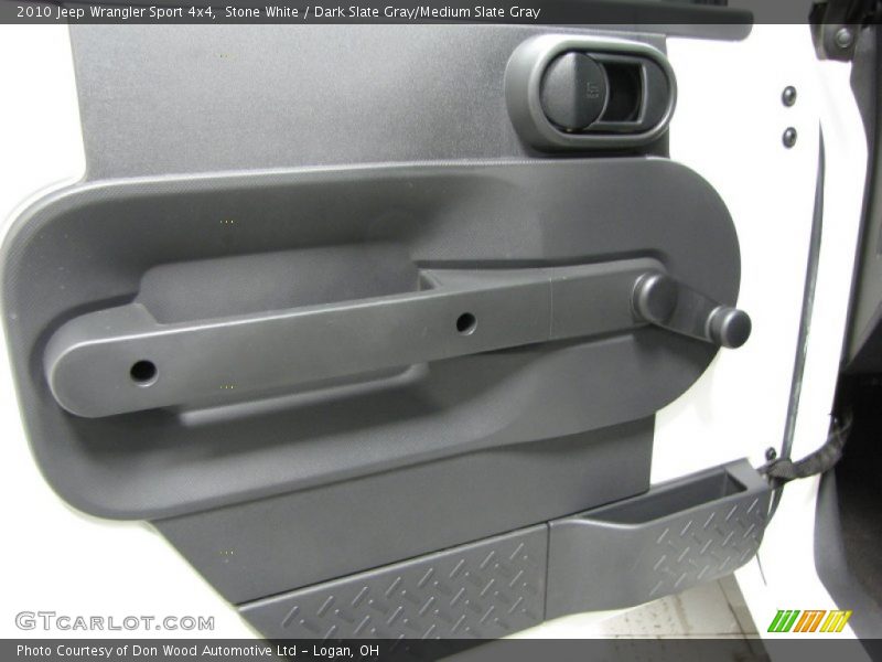 Stone White / Dark Slate Gray/Medium Slate Gray 2010 Jeep Wrangler Sport 4x4