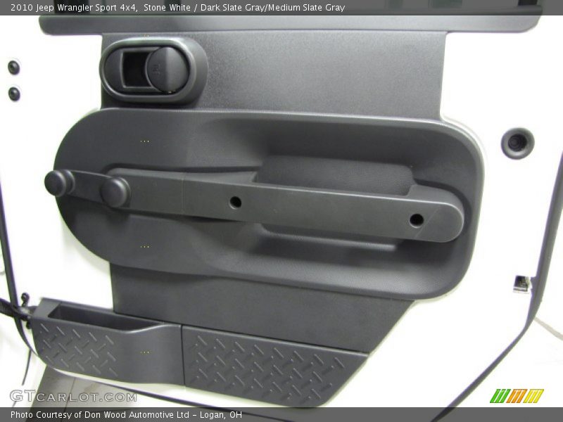 Stone White / Dark Slate Gray/Medium Slate Gray 2010 Jeep Wrangler Sport 4x4