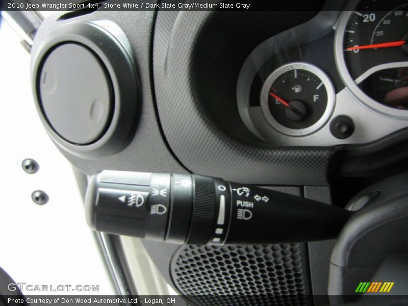 Stone White / Dark Slate Gray/Medium Slate Gray 2010 Jeep Wrangler Sport 4x4