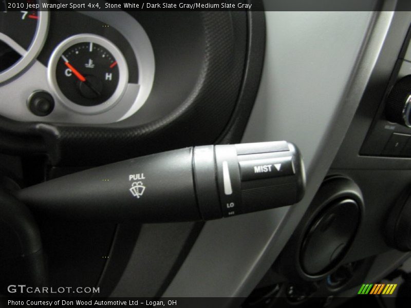 Stone White / Dark Slate Gray/Medium Slate Gray 2010 Jeep Wrangler Sport 4x4