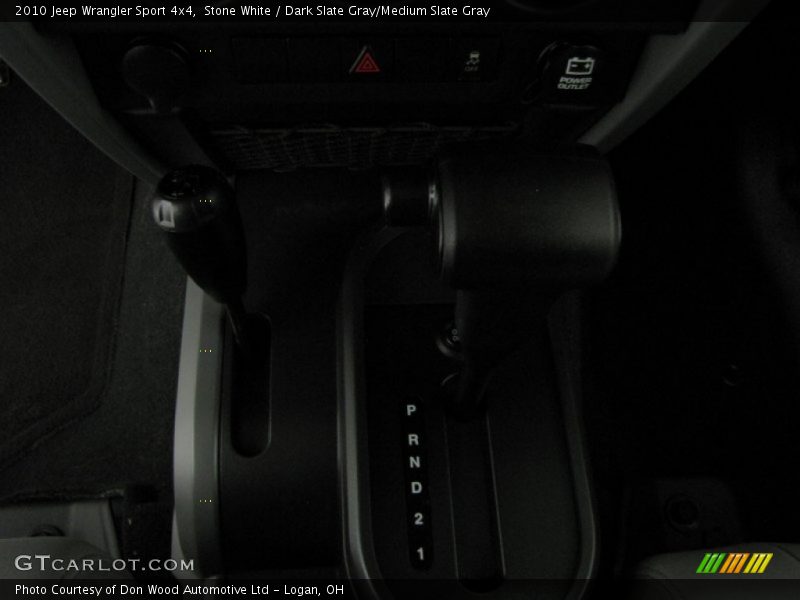 Stone White / Dark Slate Gray/Medium Slate Gray 2010 Jeep Wrangler Sport 4x4