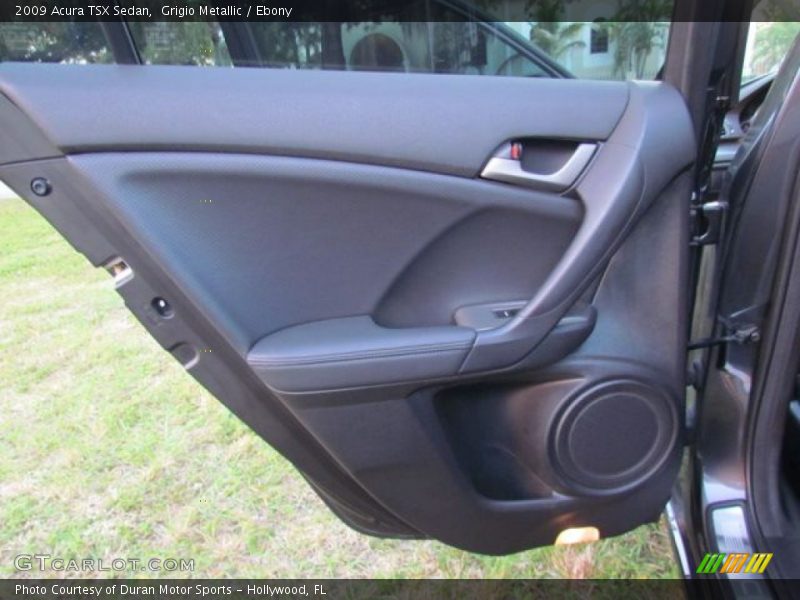 Grigio Metallic / Ebony 2009 Acura TSX Sedan