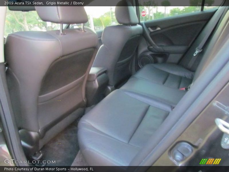 Grigio Metallic / Ebony 2009 Acura TSX Sedan