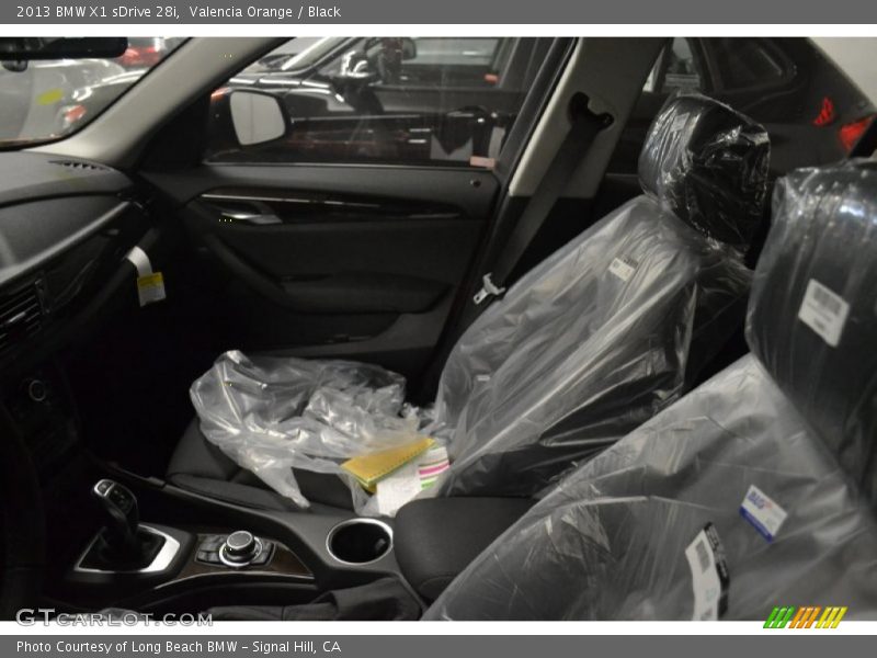 Valencia Orange / Black 2013 BMW X1 sDrive 28i