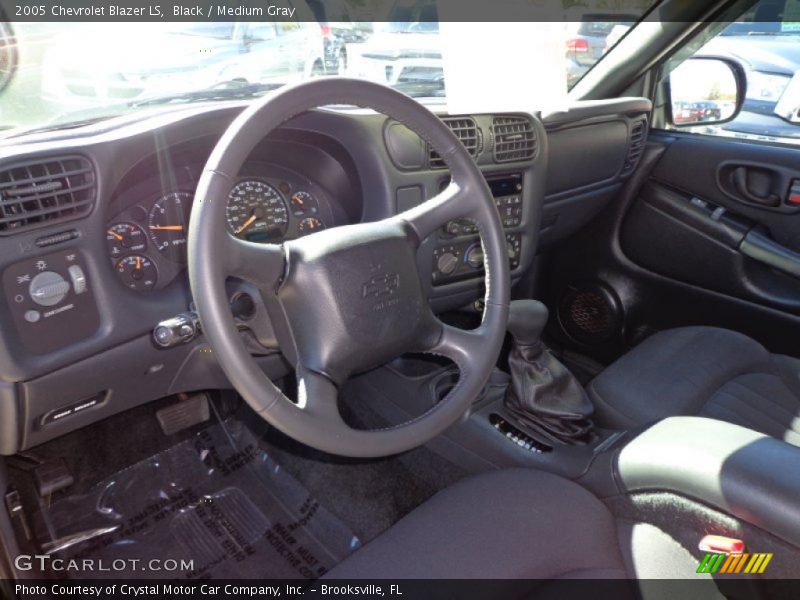 Black / Medium Gray 2005 Chevrolet Blazer LS
