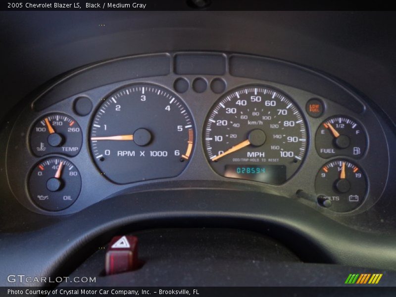  2005 Blazer LS LS Gauges