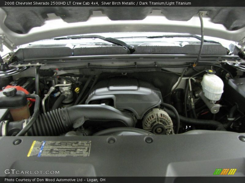 Silver Birch Metallic / Dark Titanium/Light Titanium 2008 Chevrolet Silverado 2500HD LT Crew Cab 4x4