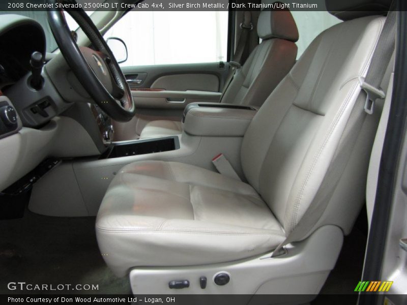 Silver Birch Metallic / Dark Titanium/Light Titanium 2008 Chevrolet Silverado 2500HD LT Crew Cab 4x4