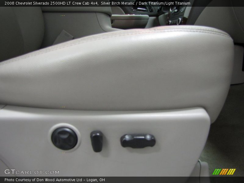 Silver Birch Metallic / Dark Titanium/Light Titanium 2008 Chevrolet Silverado 2500HD LT Crew Cab 4x4