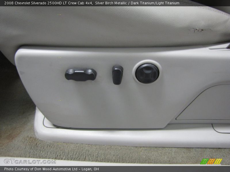 Silver Birch Metallic / Dark Titanium/Light Titanium 2008 Chevrolet Silverado 2500HD LT Crew Cab 4x4