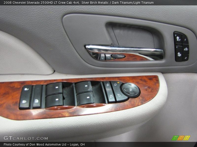 Silver Birch Metallic / Dark Titanium/Light Titanium 2008 Chevrolet Silverado 2500HD LT Crew Cab 4x4
