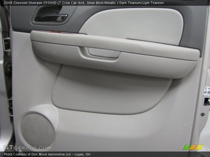 Silver Birch Metallic / Dark Titanium/Light Titanium 2008 Chevrolet Silverado 2500HD LT Crew Cab 4x4