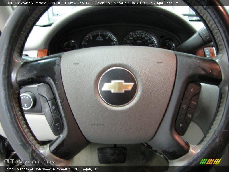 Silver Birch Metallic / Dark Titanium/Light Titanium 2008 Chevrolet Silverado 2500HD LT Crew Cab 4x4