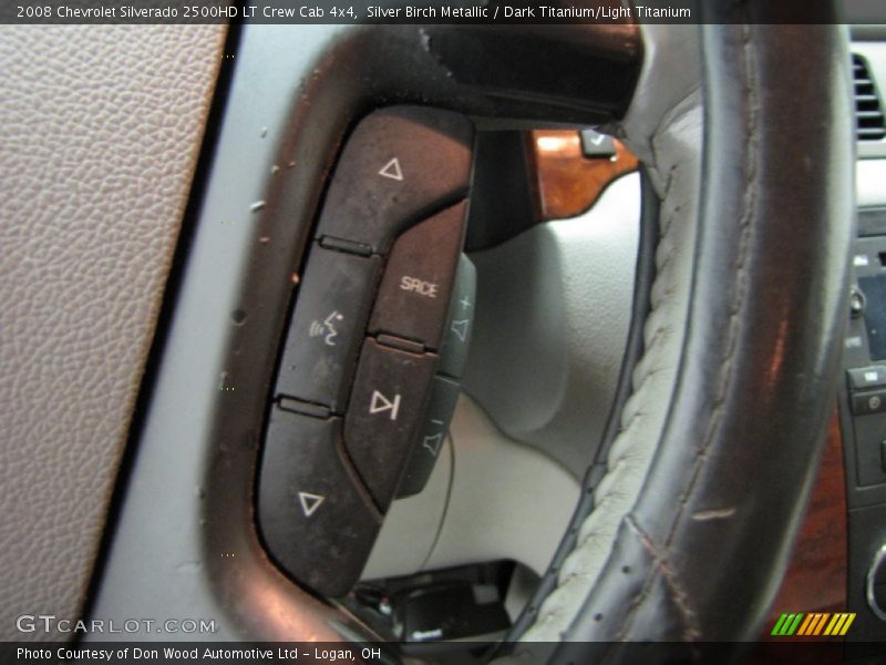 Silver Birch Metallic / Dark Titanium/Light Titanium 2008 Chevrolet Silverado 2500HD LT Crew Cab 4x4
