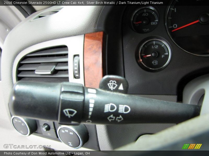 Silver Birch Metallic / Dark Titanium/Light Titanium 2008 Chevrolet Silverado 2500HD LT Crew Cab 4x4