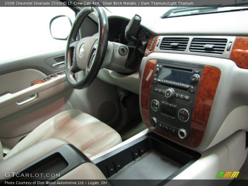 Silver Birch Metallic / Dark Titanium/Light Titanium 2008 Chevrolet Silverado 2500HD LT Crew Cab 4x4
