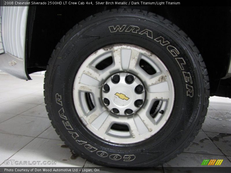 Silver Birch Metallic / Dark Titanium/Light Titanium 2008 Chevrolet Silverado 2500HD LT Crew Cab 4x4