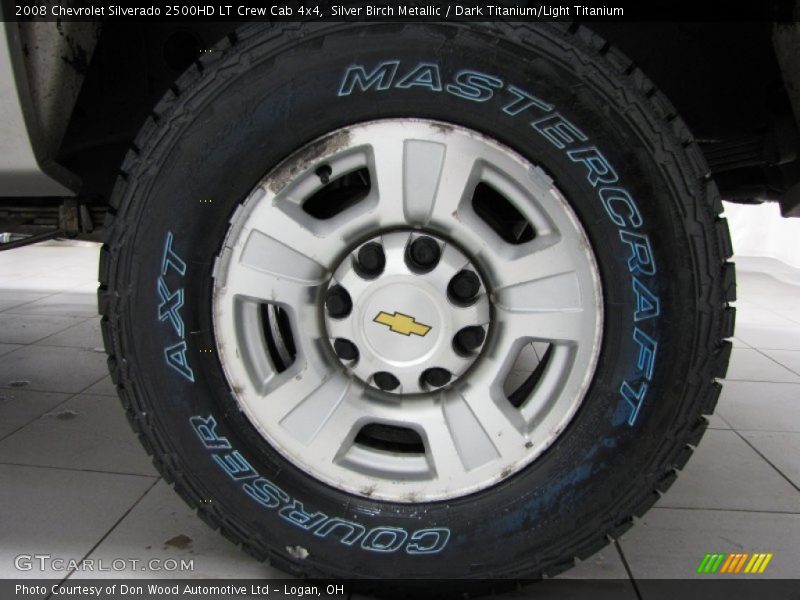 Silver Birch Metallic / Dark Titanium/Light Titanium 2008 Chevrolet Silverado 2500HD LT Crew Cab 4x4