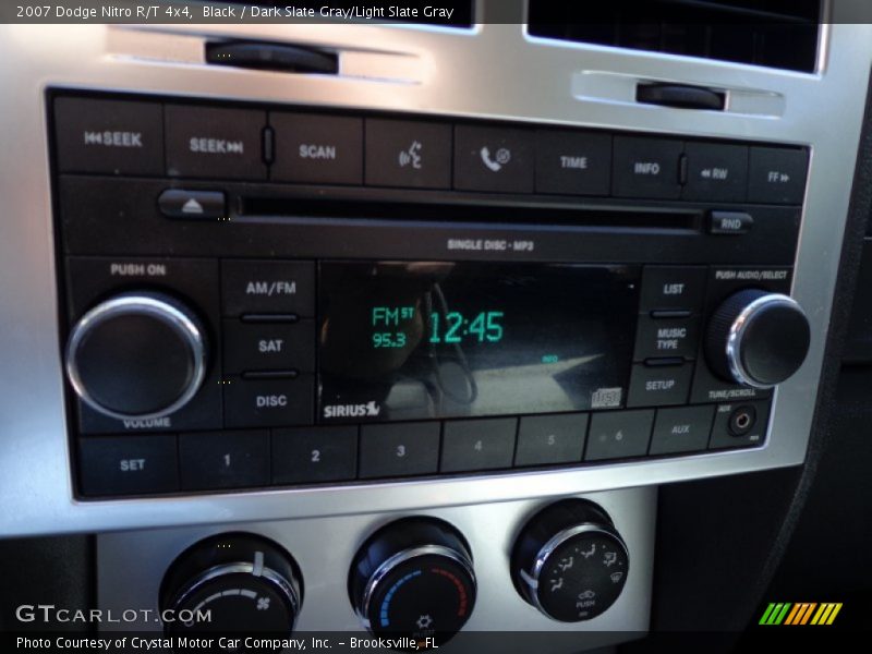 Black / Dark Slate Gray/Light Slate Gray 2007 Dodge Nitro R/T 4x4