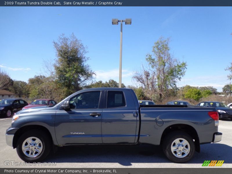 Slate Gray Metallic / Graphite Gray 2009 Toyota Tundra Double Cab