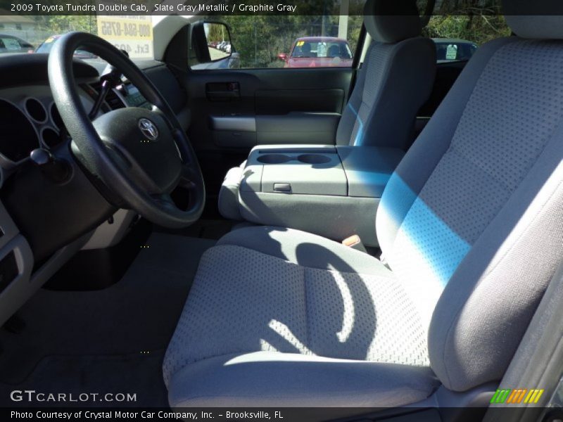 Slate Gray Metallic / Graphite Gray 2009 Toyota Tundra Double Cab