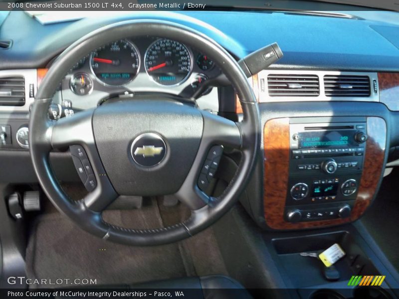 Graystone Metallic / Ebony 2008 Chevrolet Suburban 1500 LT 4x4