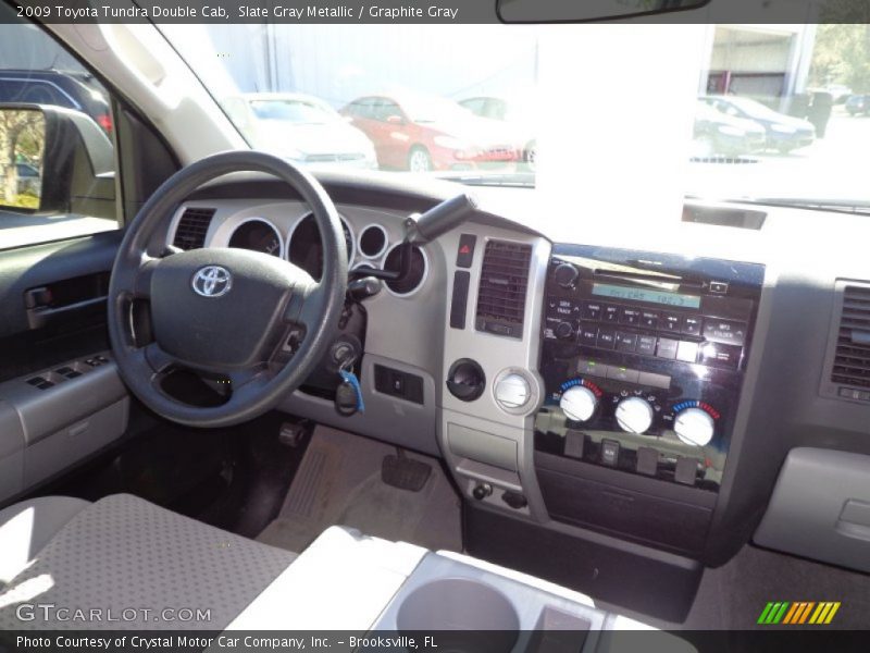 Slate Gray Metallic / Graphite Gray 2009 Toyota Tundra Double Cab