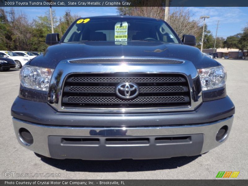 Slate Gray Metallic / Graphite Gray 2009 Toyota Tundra Double Cab