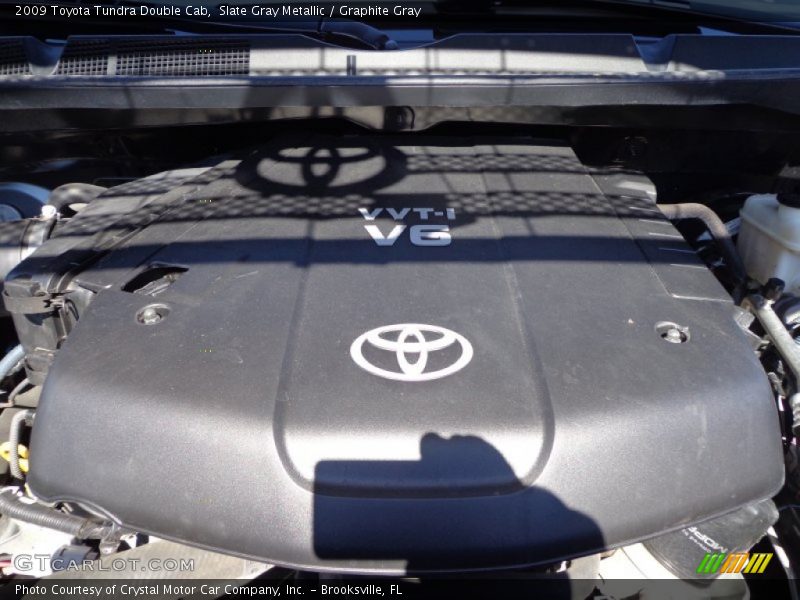 Slate Gray Metallic / Graphite Gray 2009 Toyota Tundra Double Cab