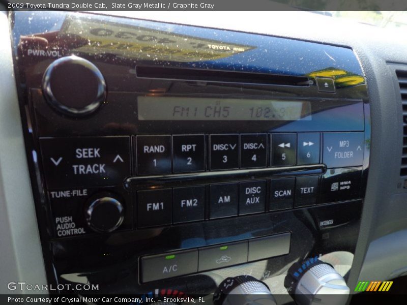 Slate Gray Metallic / Graphite Gray 2009 Toyota Tundra Double Cab