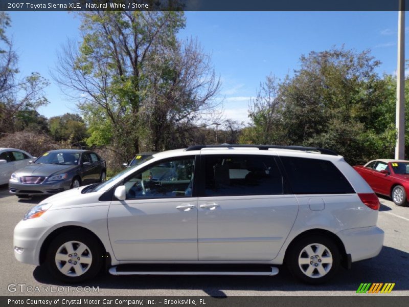 Natural White / Stone 2007 Toyota Sienna XLE