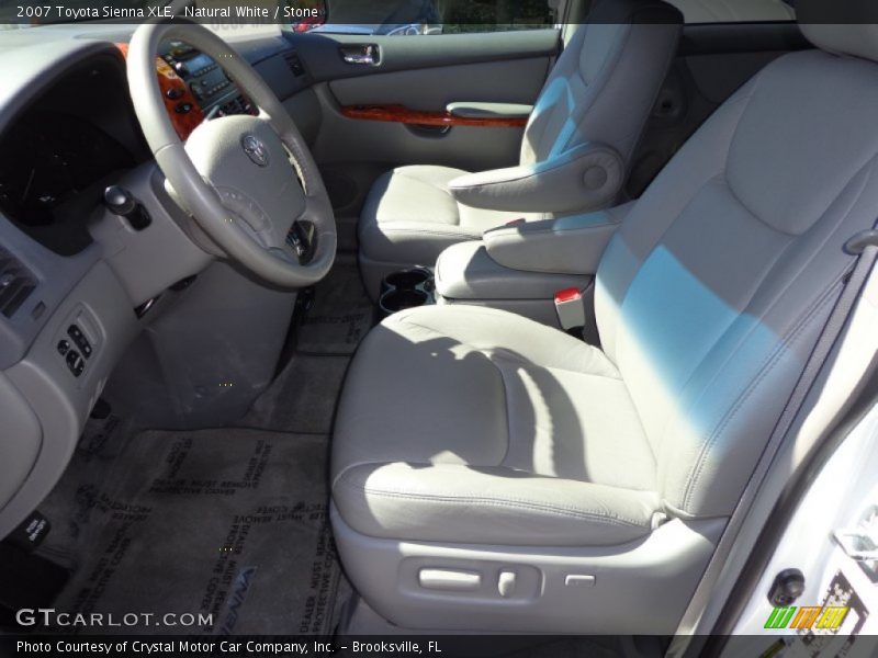 Natural White / Stone 2007 Toyota Sienna XLE