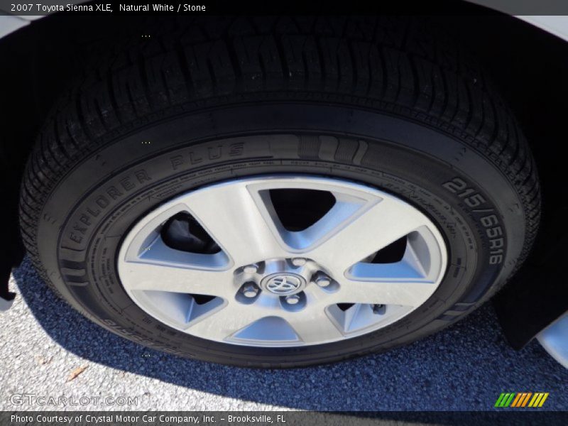 Natural White / Stone 2007 Toyota Sienna XLE